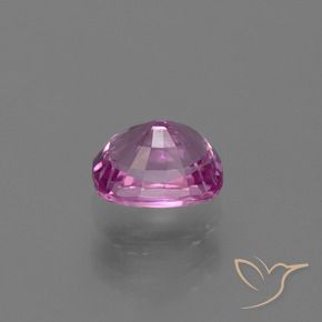 Zafiro Púrpura rosado natural de 1.40 ct, Forma Cojín, VS