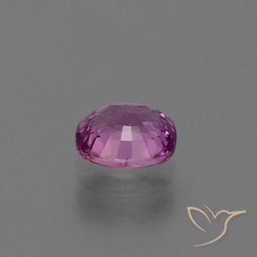 Zafiro Púrpura rosáceo intenso natural de 1.19 ct, Forma Cojín, VS