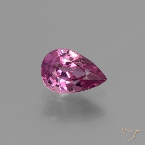 1.07ct Natural Púrpura rojizo Zafiro, En forma de pera, VS