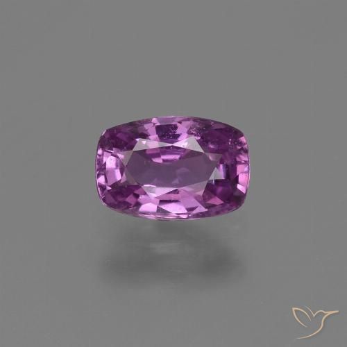 1.14ct Natural Púrpura oscuro medio Zafiro, Forma Cojín, VS