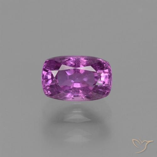 1.41ct Natural Púrpura oscuro medio Zafiro, Forma Cojín, VS