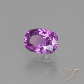 Zafiro Púrpura eléctrico natural de 1.16 ct, Forma Cojín, VS