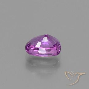 Zafiro Púrpura eléctrico natural de 1.16 ct, Forma Cojín, VS