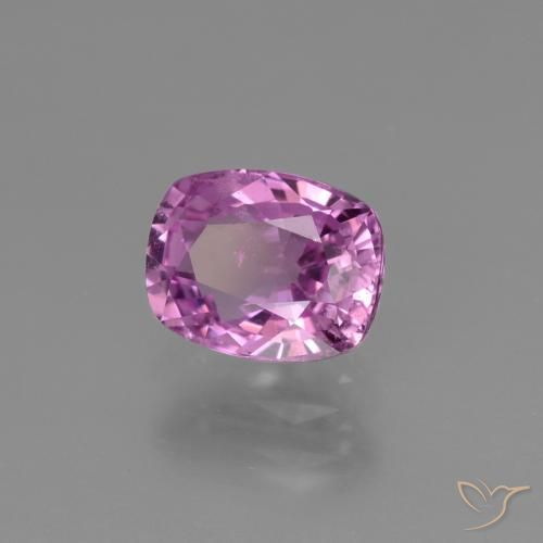Zafiro Púrpura medio natural de 1.47 ct, Forma Cojín, VS
