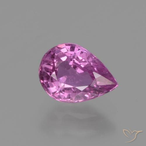 1.21ct Natural Púrpura rosado Zafiro, En forma de pera, VS