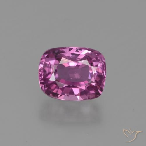 1.22ct Natural Púrpura oscuro medio Zafiro, Forma Cojín, VVS-VS