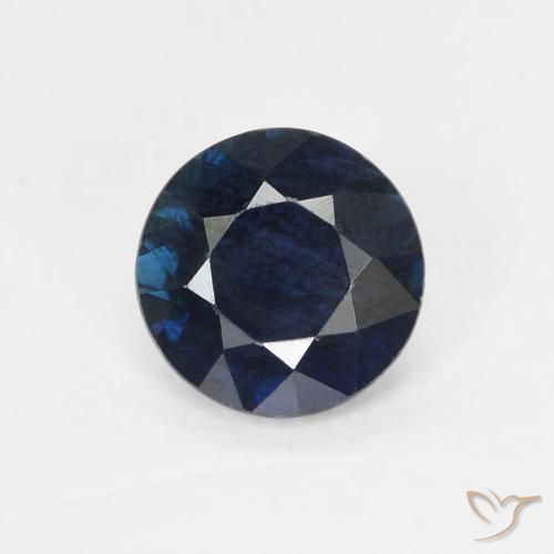 0.62ct Natural Azul crepúsculo Zafiro, Redondo, VS