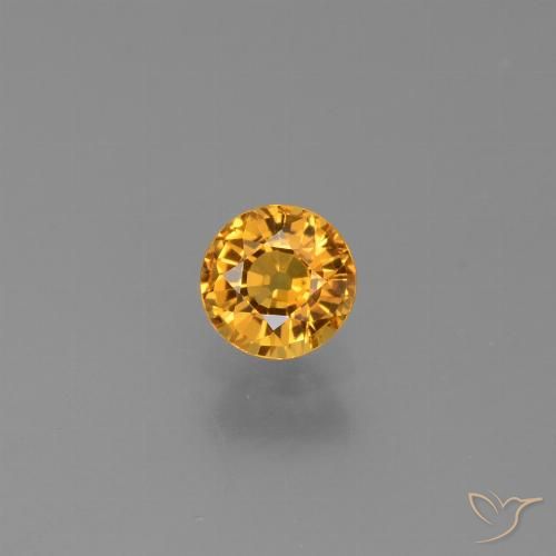 0.73ct Natural Oro Zafiro, Redondo, VVS-VS
