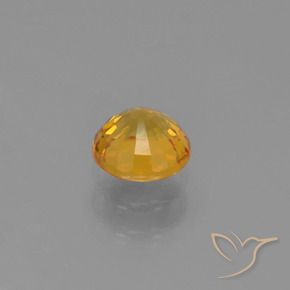 Zafiro Oro natural de 0.70 ct, Redondo, VVS-VS