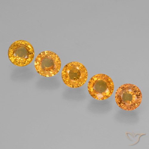 2.71ctw Natural Oro Zafiro, Redondo, VVS-VS