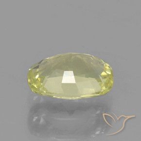 Zafiro Amarillo limón natural de 1.06 ct, Forma Cojín, VVS-VS
