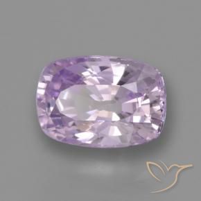 Zafiro Violeta rosado natural de 1.09 ct, Forma Cojín, VVS
