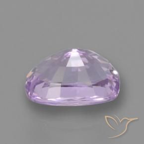 Zafiro Violeta rosado natural de 1.09 ct, Forma Cojín, VVS