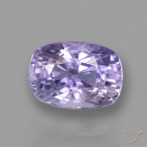 1.11ct Natural Violeta claro medio Zafiro, Forma Cojín, VVS-VS