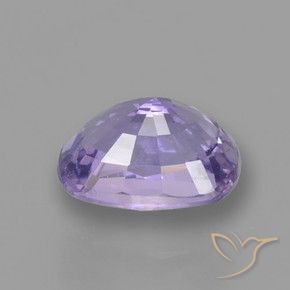 Zafiro Violeta claro medio natural de 1.11 ct, Forma Cojín, VVS-VS