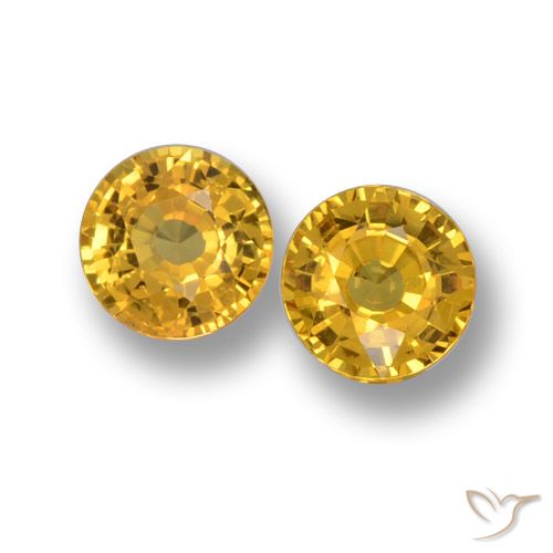 1.14ctw Natural Dorado Zafiro, Redondo, VVS-VS, Photo A