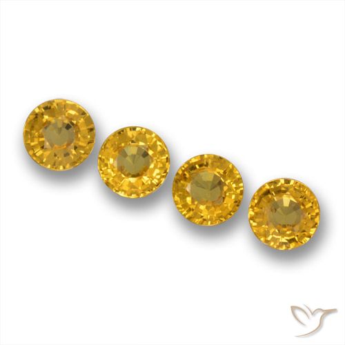2.23ctw Natural Dorado oscuro Zafiro, Redondo, VVS-VS