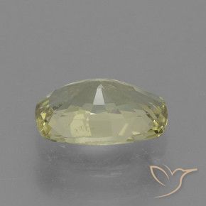 Zafiro Amarillo medio natural de 1.13 ct, Forma Cojín, VS