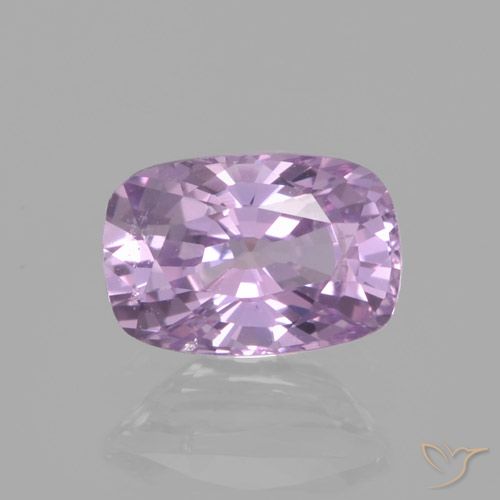 1.00ct Natural Púrpura rosado Zafiro, Forma Cojín, VS