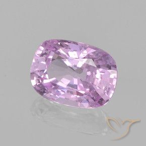 Zafiro Púrpura claro natural de 1.00 ct, Forma Cojín, VS