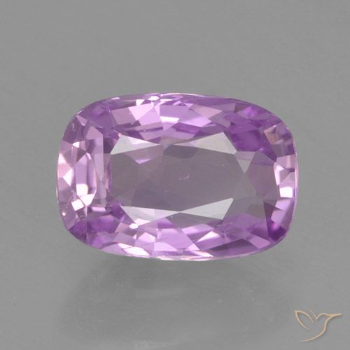 1.07ct Natural Lila Zafiro, Forma Cojín, VVS-VS, Photo A