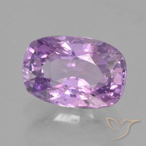 Zafiro Violeta medio natural de 1.13 ct, Forma Cojín, VS