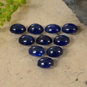 Gemas de Zafiro Azul crepúsculo natural de 2.44 ct, Ovalada, Translúcido