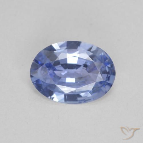 0.81ct Natural Azul marino medio Zafiro, Ovalada, VVS-VS