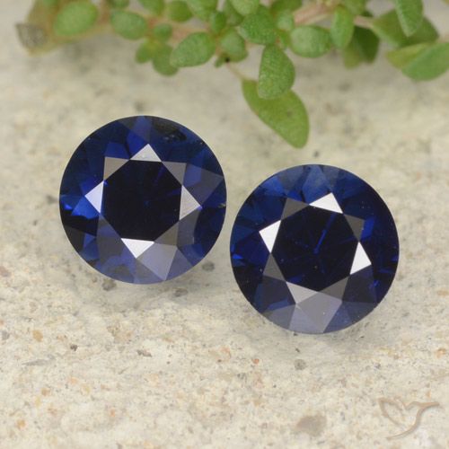 1.10ctw Natural Azul real Zafiro, Redondo, VVS-VS