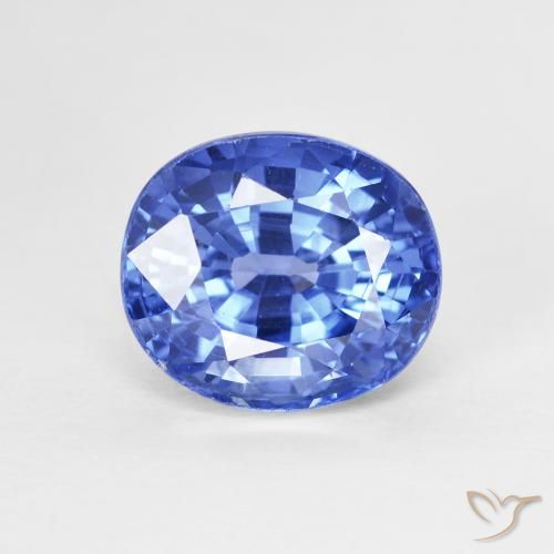 4.07ct Natural Azul marino medio Zafiro, Ovalada, VVS-VS