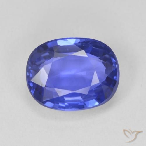 4.05ct Natural Azul violeta oscuro Zafiro, Ovalada, VVS-VS