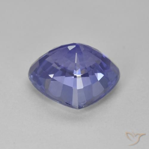 Zafiro Azul violeta oscuro natural de 4.01 ct, En forma de pera, VS
