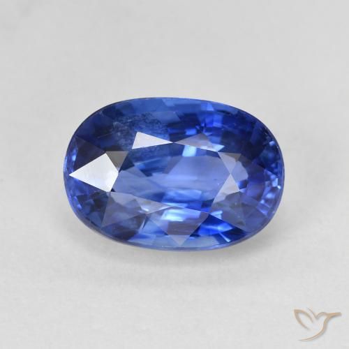 4.81ct Natural Azul aciano Zafiro, Ovalada, VS