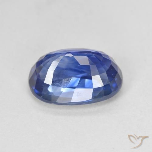 Zafiro Azul aciano natural de 4.81 ct, Ovalada, VS