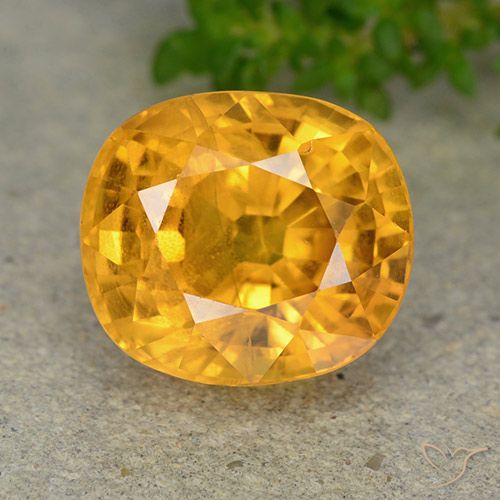 8.35ct Natural Dorado oscuro Zafiro, Ovalada, VS-SI