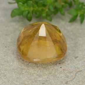 Zafiro Naranja medio natural de 7.15 ct, Forma Cojín, VS-SI