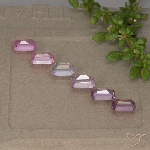 Gemas de Zafiro Multicolor natural de 2.13 ct, Corte Octágono / Esmeralda, VS