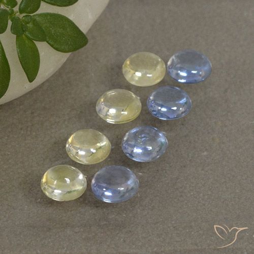 1.95ctw Natural Multicolor Zafiro, Redondo, Transparente