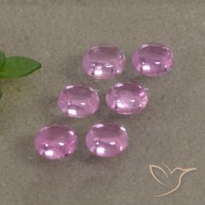 Gemas de Zafiro Púrpura claro natural de 1.21 ct, Redondo, Transparente