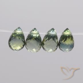 Gemas de Zafiro Multicolor natural de 2.68 ct, Corte Briolette, VS
