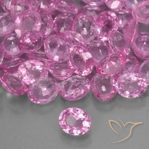 Zafiro Púrpura intenso natural de 0.42 ct, Ovalada, VS