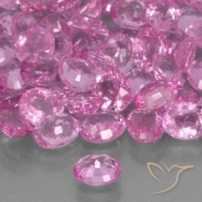 Zafiro Púrpura intenso natural de 0.42 ct, Ovalada, VS
