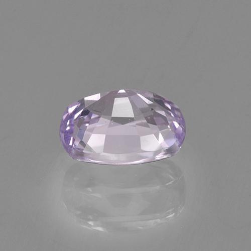 Zafiro violeta claro natural de 1,07 ct, corte cojín, VVS-VS