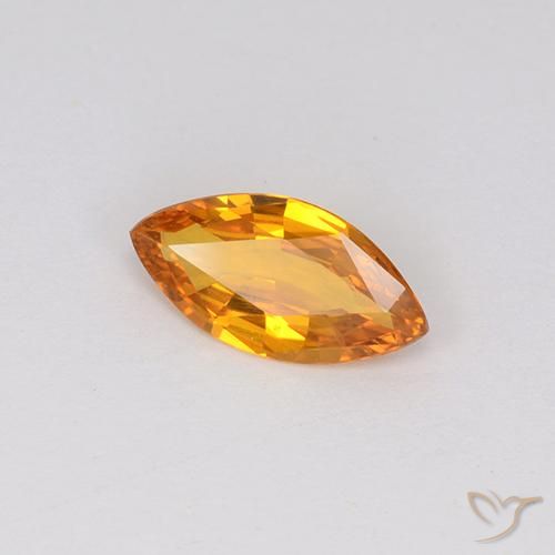 Zafiro Oro natural de 1.00 ct, Marquesa, VVS