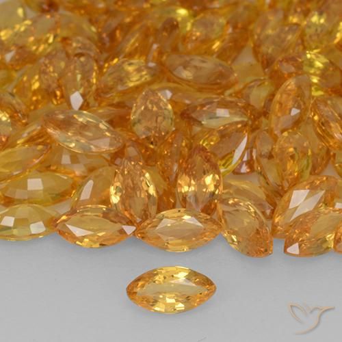 0.20ct Natural Oro Zafiro, Marquesa, VVS-VS
