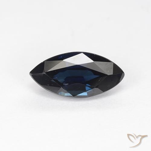 1.20ct Natural Azul noche Zafiro, Marquesa, VVS