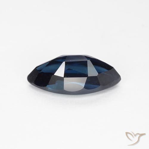 Zafiro Azul noche natural de 1.20 ct, Marquesa, VVS