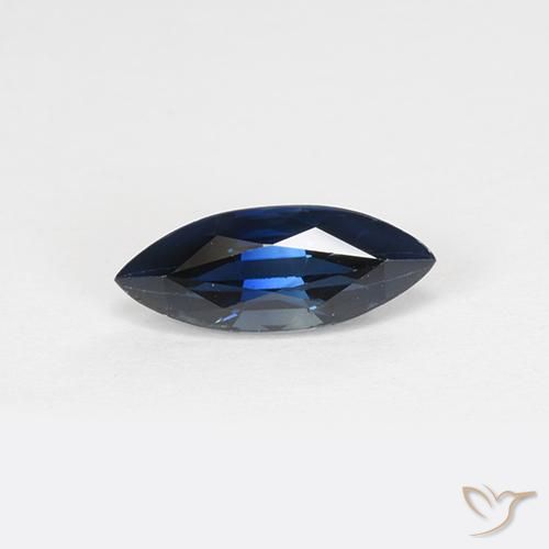 0.97ct Natural Azul crepúsculo Zafiro, Marquesa, VS