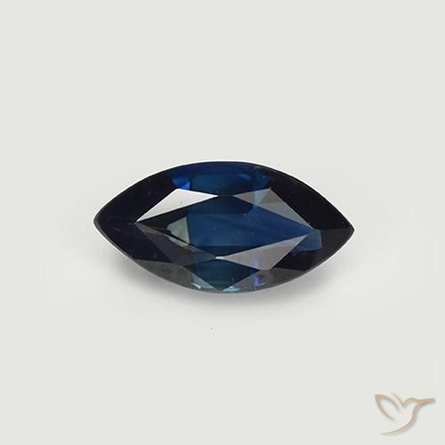 1.03ct Natural Azul noche Zafiro, Marquesa, VVS-VS