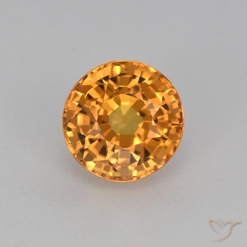 1.17ct Natural Oro Zafiro, Redondo, VVS
